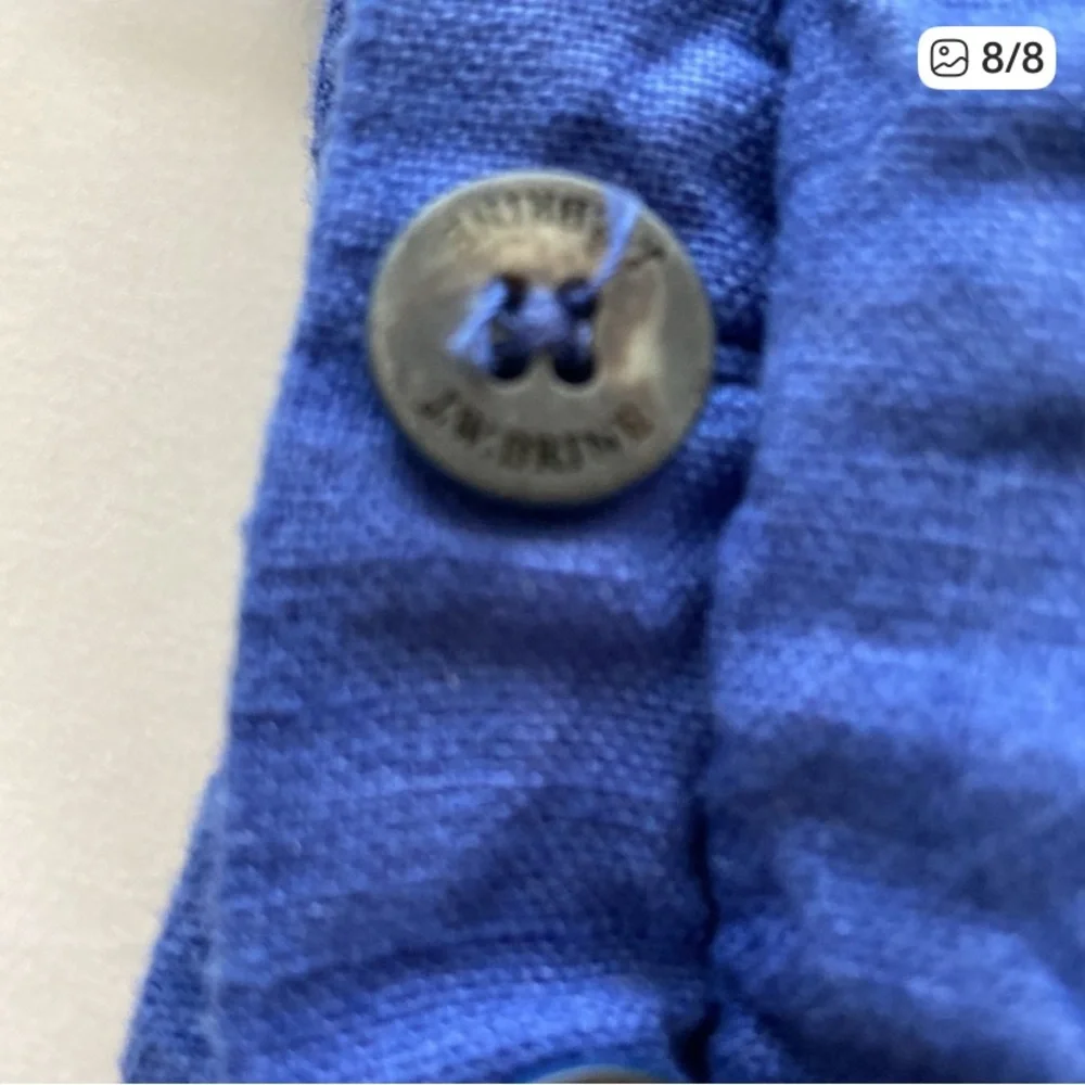 BRINE BLUE LINEN PANTS